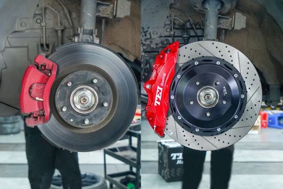 Gelüfteter Disketten-Rotor Front Brake Caliper Kit Withs 378x32mm für MAZDA6 ATENZA 2017-2021 20/21/22&quot; Rad
