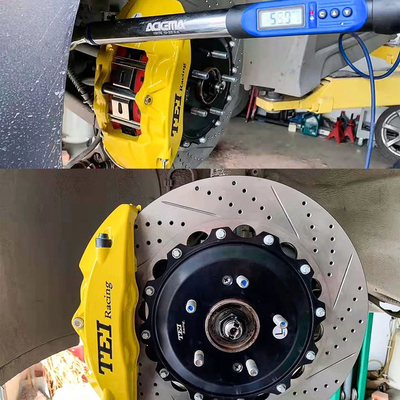 kaufen 4 Kolben-Rennspannbremskit mit 355*32 mm hochen Kohlenstoff-Disk-Renn- und Bremsbeläge für Hyudnai Veloster 18 Zoll Felge Online-Herstellung