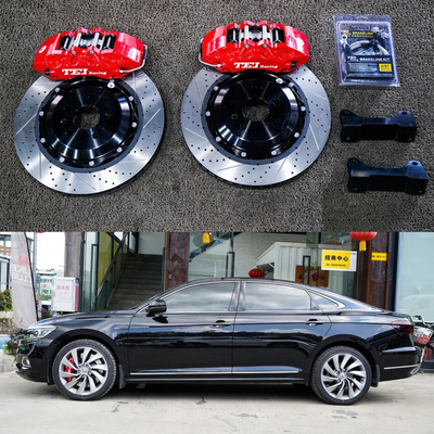 kaufen 6 Kolben-Rennschrauber VW Große Bremskasse 355*32 MM Hochkohlenstoffscheibe Rennschrauber und Bremspad für PASSAT 19 Zoll Felge Online-Herstellung