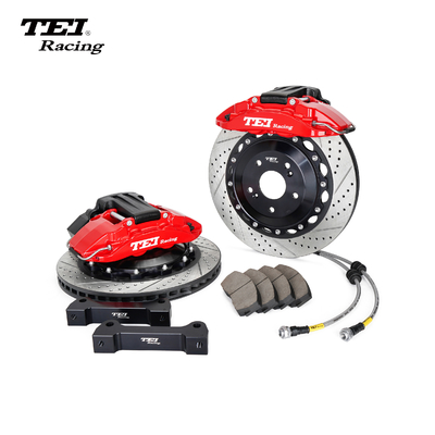 kaufen P4-EXPLORE TEI Racing Große Bremssatz Integrierte elektronische Parkbremse für den Hinterrad 4 Kolbenhalter Online-Herstellung