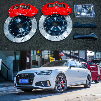 kaufen Audi Front Großbremsgerät für A4 B9 18 Zoll 6 Kolbenhalter Bremsgerät mit 355*32 mm Rotor Online-Herstellung