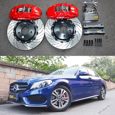 kaufen C-Klasse W205 Mercedes Großbremsgerät 17 Zoll Fahrzeugrand Front 4 Kolbenbremsgerät Automatikbremssystem Online-Herstellung