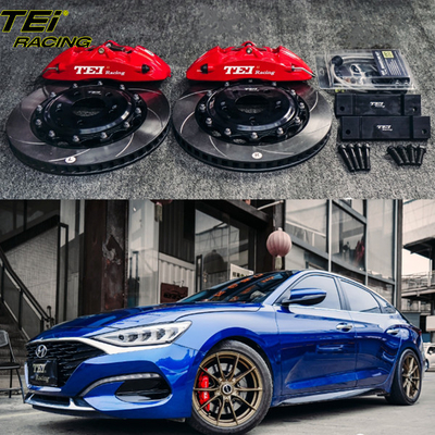 kaufen Front-Big Brake Kit 4 Kolben-Klippen mit 330x28mm Rotor BBK Automatikbremssystem für LAFESTA 17 Zoll Felge Online-Herstellung