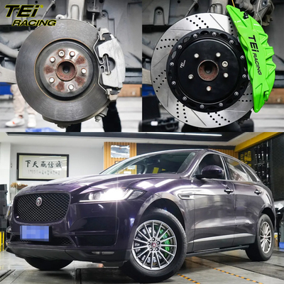 kaufen Vordere große Bremskit 6 Kolbenhalter mit 355x28mm Rotor BBK Automatikbremssystem für Jaguar F-PACE 18 Zoll Autofelge Online-Herstellung