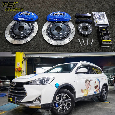 kaufen Front-Big Brake Kit 4 Kolben-Klippen mit 355x28mm Rotor BBK Automatikbremssystem für JAC Refine S7 18 Zoll Felge Online-Herstellung