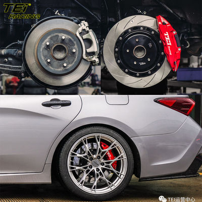 Qualität  Rear Big Brake Kit 4 Piston Caliper With 355x28mm Rotor BBK Auto Brake System For Toyota Avalon 19 Inch Car Rim Fabrik