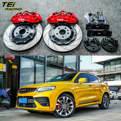 kaufen Front-Großbremsgerät 6 Kolbenhalter mit 378x32mm Rotor BBK Automatikbremssystem für Geely Tugella 20 Zoll Felge Online-Herstellung