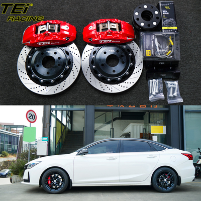 kaufen Front-Big Brake Kit 4 Kolben-Kaliber mit 330x28mm Rotor BBK Automatikbremssystem für Changan RAETON CC 17 Zoll Felge Online-Herstellung