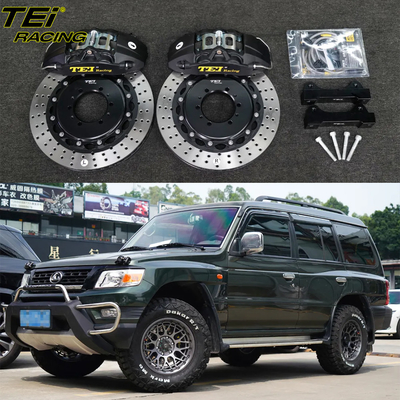 kaufen Front-Big Brake Kit 4 Kolbenhalter mit 330x28mm Rotor BBK Automatikbremssystem für Leopard Q6 17 Zoll Felge Online-Herstellung