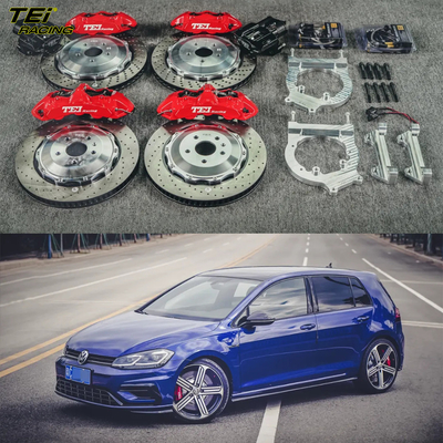 kaufen Vordere 6-Kolben- und hintere 4-Kolben-Klemm mit E-Bremsklemm BBK-Automatikbremssystem Für Volkswagen Golf R 19 Zoll Felge Online-Herstellung