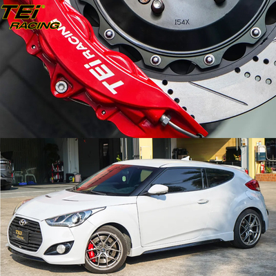 kaufen Front-Big Brake Kit 4 Kolben-Kaliber mit 355x28mm Rotor BBK Automatikbremssystem für Hyundai Veloster 18 Zoll Autofelge Online-Herstellung