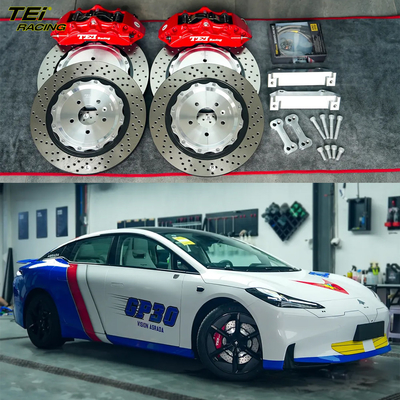 kaufen BBK Vorderseite 6 Töpfe Klemm 378x32mm Rotor und hinteren Upgrade 355mm Rotor große Bremssatz Automatikbremssystem für Hyper GT 19 Zoll Online-Herstellung