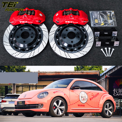kaufen Vordere große Bremskit 6 Kolbenhalter mit 355x28mm Rotor BBK Auto Bremssystem für Volkswagen Käfer 18 Zoll Auto Felge Online-Herstellung