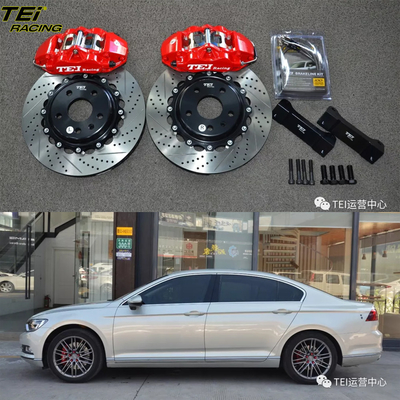 kaufen Vordere große Bremskit 4 Kolbenhalter mit 330x28mm Rotor BBK Auto Bremssystem für Volkswagen Magotan 17 Zoll Autofelge Online-Herstellung