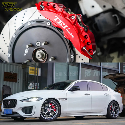 kaufen Vordere 6-Kolben- und hintere 4-Kolben-Klemm mit E-Bremsklemm BBK-Automatikbremssystem Für Jaguar XEL 19 Zoll Felge Online-Herstellung