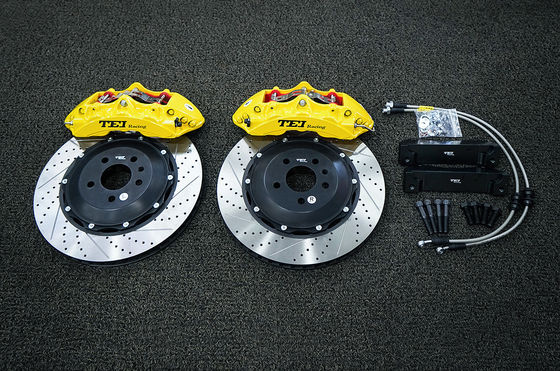 kaufen TEI Racing BBK P60NS 6 Kolben geschmiedet zweiteilig Kaliber Bremssatz für Audi A6 19 Zoll Vorderrad Online-Herstellung