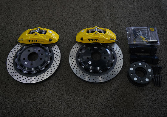 kaufen BBK für Malibu XL 4 Kolben geschmiedete Klappe mit 345*28mm Rotor 18 Zoll Rad TEI Racing Big Brake Kit Online-Herstellung