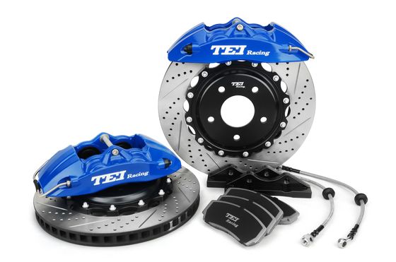 kaufen Scheiben 355x28mm Bremskit 4 Kolbenhalter mit 2-teiligem Rotor Großer Bremskit für Acura CL 1997-1999 Online-Herstellung
