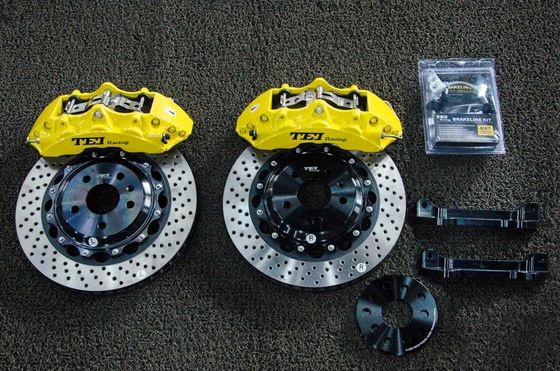 kaufen Vordere große Bremsspange 6 Kolben geschmiedete Spange mit 355x32mm Bohrscheibenrotor für AUDI A3 2010-2021 18/19/20