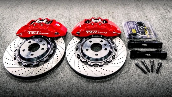 kaufen TEI Racing P60ES 6 Kolbenhalter Große Bremssatz für Audi A4L 18 Zoll Vorderrad Online-Herstellung