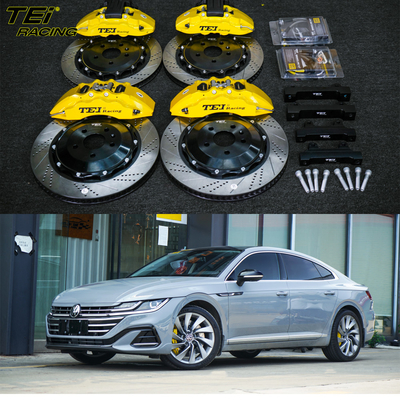 Vorderseite 6 Kolben und hinteren 4 Kolben Klapper BBK Auto Bremssystem für Volkswagen CC 19 Zoll Felge