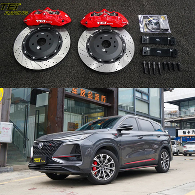 Vordere große Bremskit 6 Kolbenhalter mit 378 * 32 mm Rotor BBK Automatikbremssystem für Changan CS75 PLUS 19 Zoll Felge
