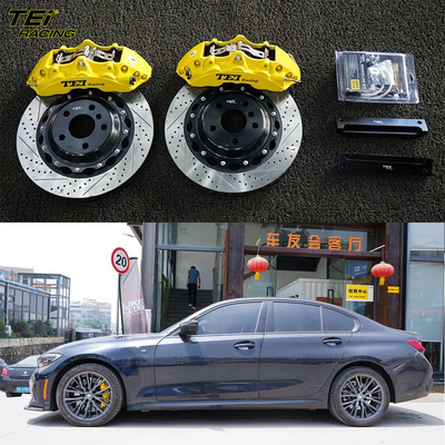 Vordere große Bremskit 6 Kolbenhalter mit 355x32mm Rotor BBK Automatikbremssystem für BMW 325Li 18 Zoll Autofelge