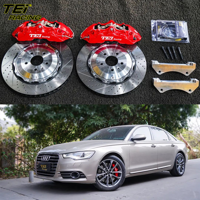 Vordere große Bremskit 6 Kolbenhalter mit 378*32 mm Rotor BBK Automatikbremssystem für Audi A6 19 Zoll Autofelge