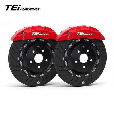 TEI P60EV Big Brake Kit 6-Kolben-Autobremssättel 18-Zoll-Scheiben-BBK für VW Golf MK6 MK7 MK7.5 MK8 GTI R