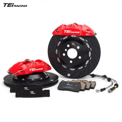 P40NS 4-Kolben-Performance-Bremsanlage Big Brake Kit Cv2 für Honda Civic 9TH 10TH 11TH EK9 ES1 EP3 FB2 FB4 FC1 FK7 FK8 FL1