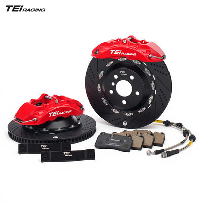 TEI P40NS+ 4 Pot Brake Caliper Kit BBK R18/R19 Große Bremskit für Audi A4 B6 B7 B8 B8L B9 B9.5 B10 2000-2025