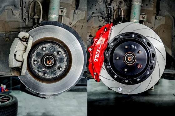 TEI Racing BBK für Toyota Camry installierte große Bremsausrüstungen 4 Kolben-Tasterzirkel P40NS